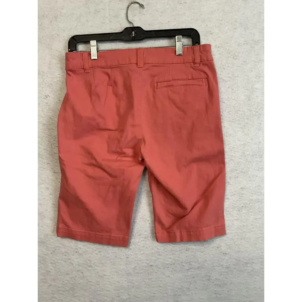 Tommy‎ Hilfiger Shorts Boys 16 Pink Chino Flat Front Twill Stretch Summer